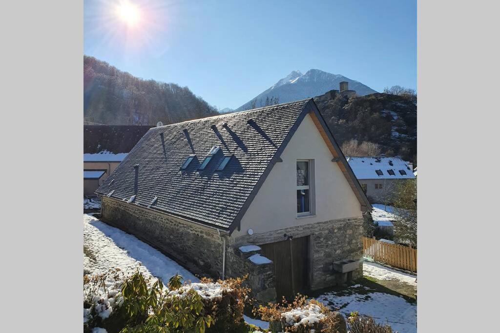 Grange Cornemuse Au Coeur Des Pyrenees Villa Beaucens Exteriör bild